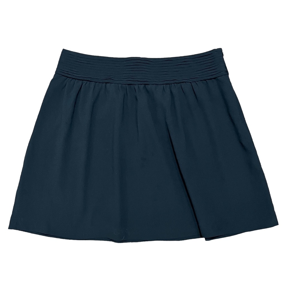 Ann Taylor LOFT Black Mini Skirt With Cumberbund Waist Size 4 - Picture 2 of 9